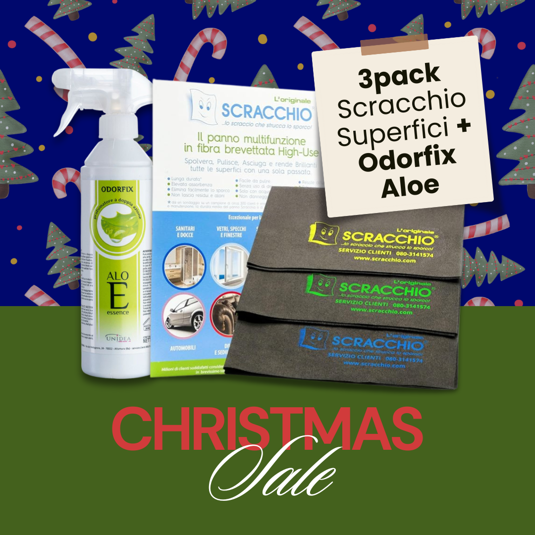 Christmas Pack: 3 Superfici + Odorfix Aloe