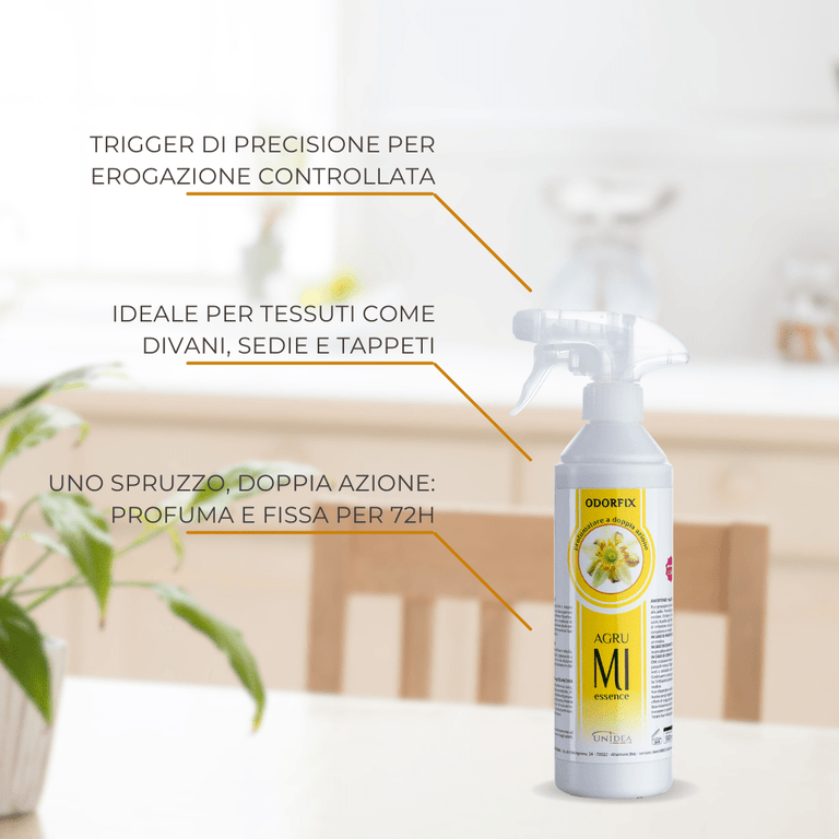 3 caratteristiche dell'Odorfix Agrumi.
