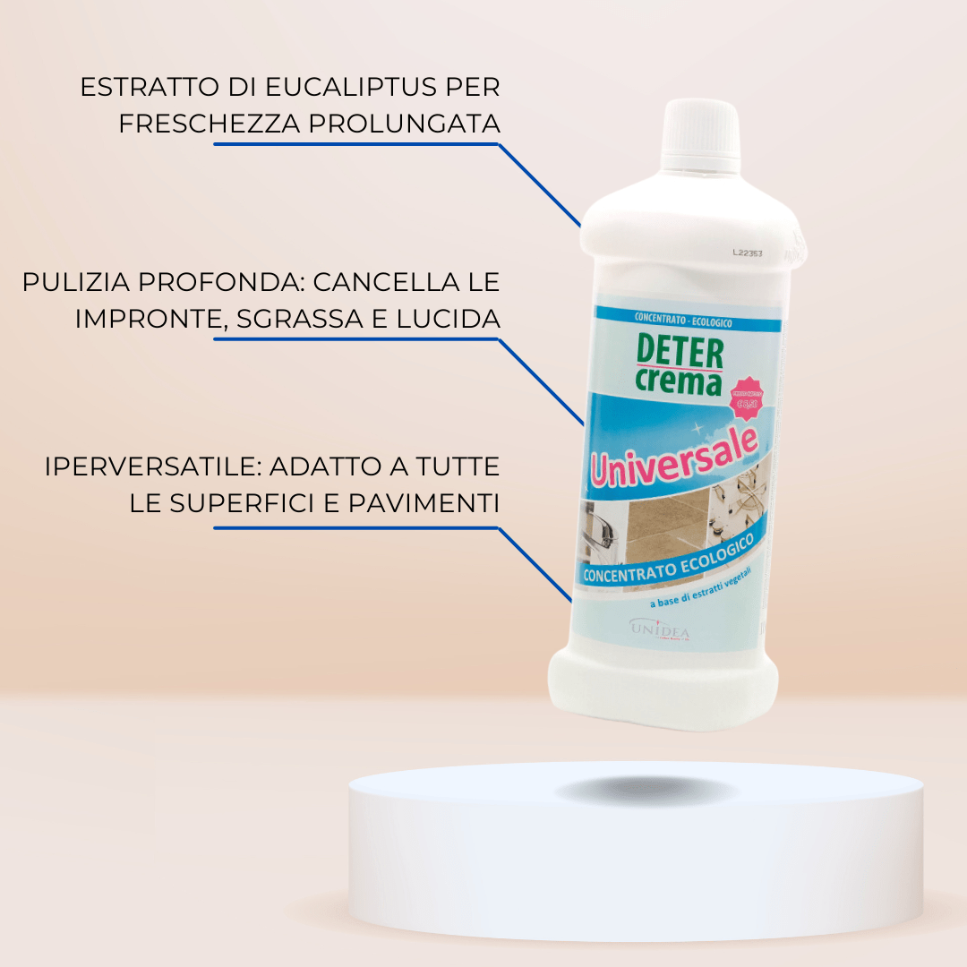 Caratteristiche del detergente Universale per un migliore utilizzo.