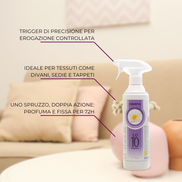 3 caratteristiche dell'Odorfix Fiori di loto.