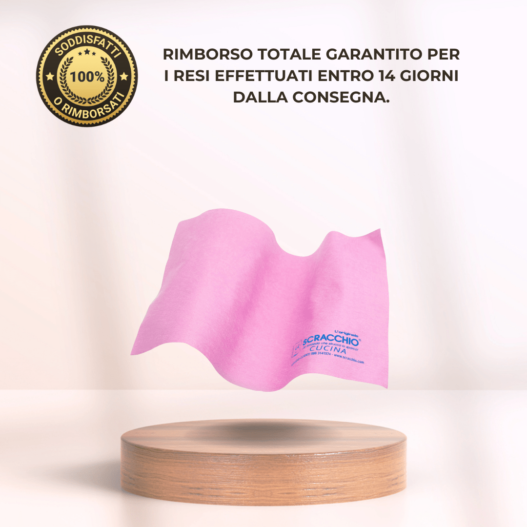 Garanzia soddisfatti o rimborsati per Scracchio Cucina.