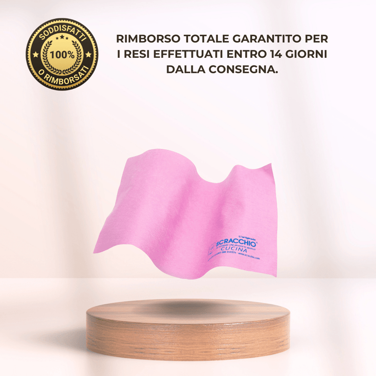 Garanzia soddisfatti o rimborsati per Scracchio Cucina.