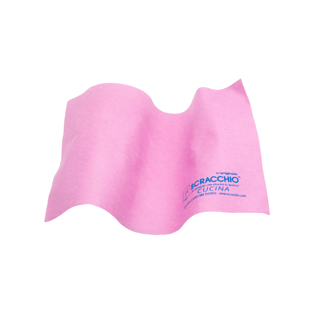 Panno Scracchio Cucina su sfondo bianco.