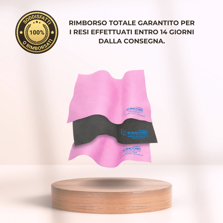 Garanzia soddisfatti o rimborsati di Kit Superscracchio.