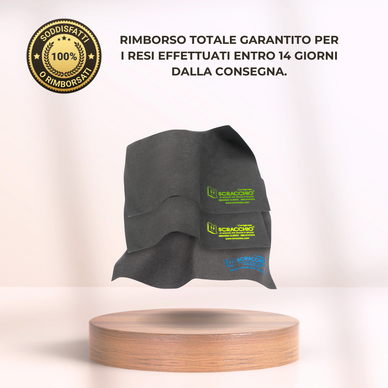 Garanzia soddisfatti o rimborsati per Scracchio Triple Action.