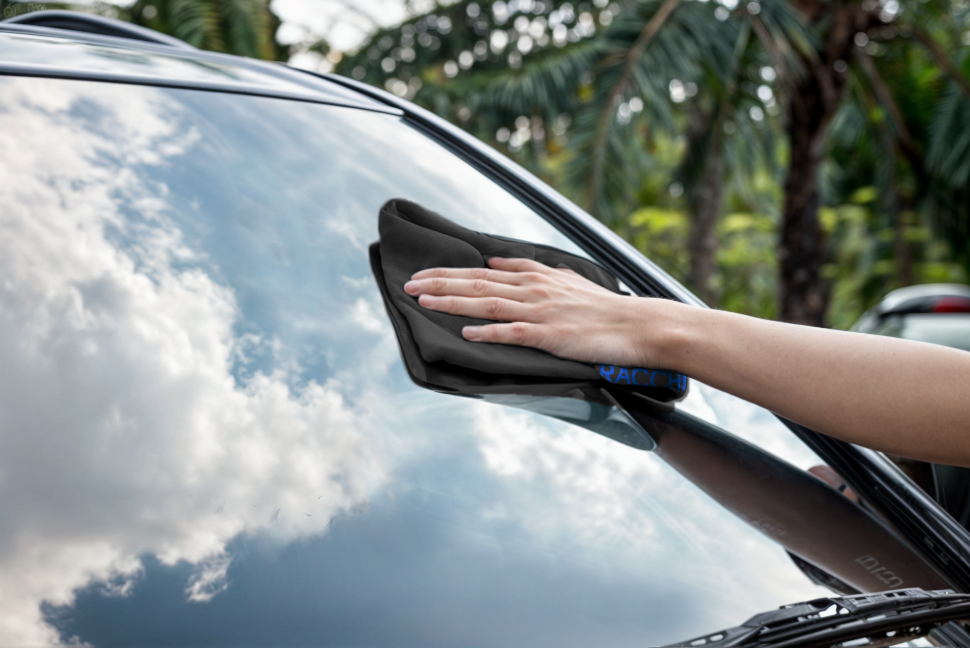 Panno pulisce vetri auto